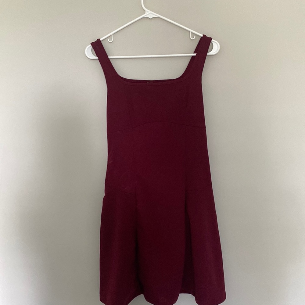 Maroon dress. Size S